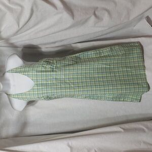 Old Navy. NWOT. Plaid Knee Length Halter Dress. Size 10